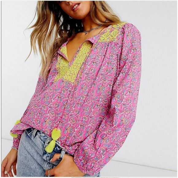 J.Crew Embroidered Cotton Voile Boho Top S - Picture 1 of 9